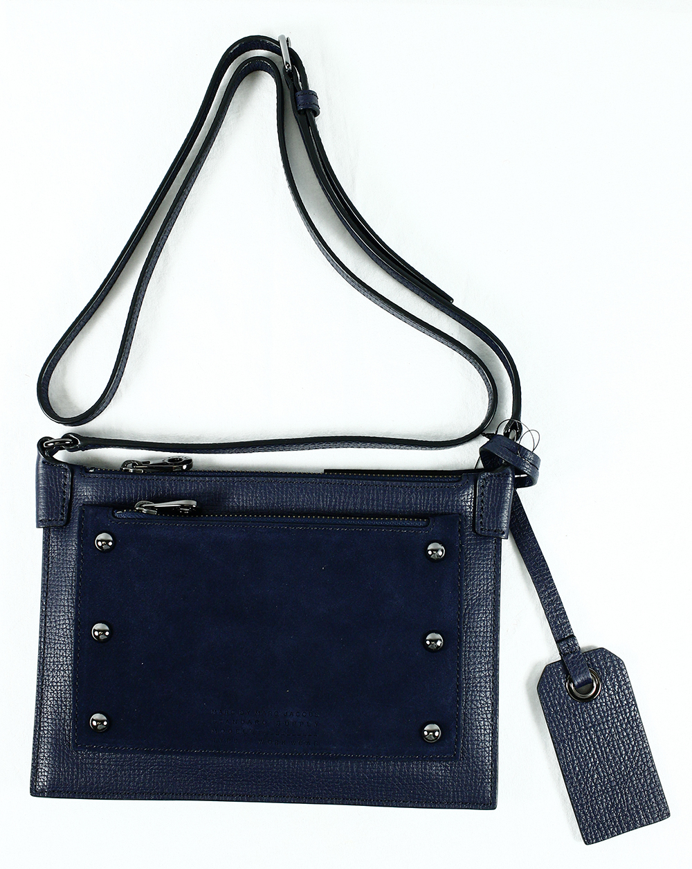 Marc Jacobs C Lock Suede Crossbody Bag in India Ink 888877828848 eBay